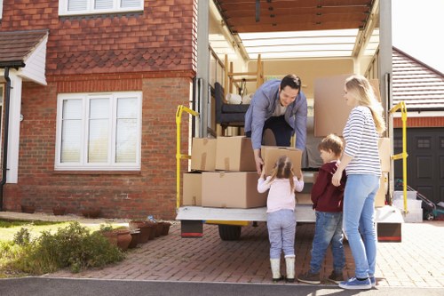 Man and van service helping with a local Fulham move