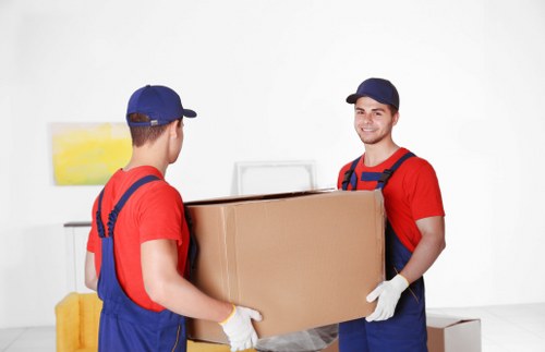 Careful moving support for a Fulham flat with stairs