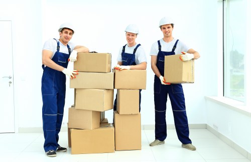 Preparation and transport of furniture during a Fulham move