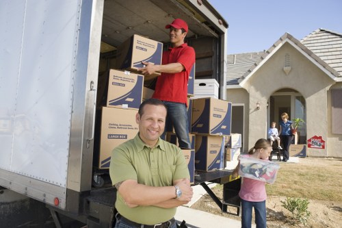 Packing and moving preparation for a Fulham removal van
