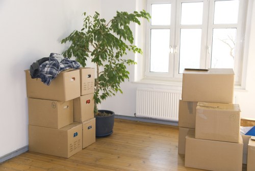 Local van service helping with a flat move near Fulham Broadway