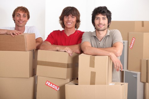 Man and van service helping with a local Fulham move