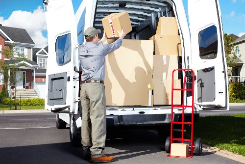 Commercial furniture and IT equipment prepared for relocation