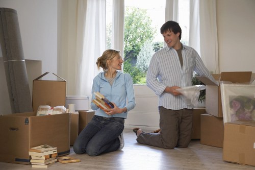 Commercial movers handling a Fulham office relocation