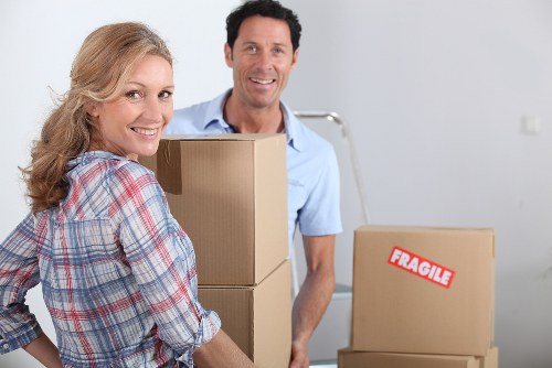 Packing and furniture preparation for a Fulham home move