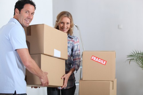 Local van service helping with flat removals in Fulham