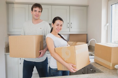 Careful packing and furniture protection for a Fulham home move